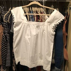 JCrew Pom Pom shirt NWT
